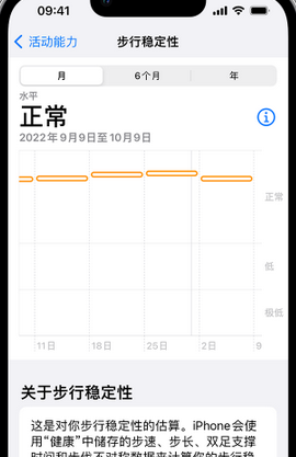 西区iPhone手机维修如何在iPhone开启'步行稳定性通知'