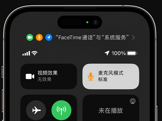 西区苹果授权维修网点分享iPhone在通话时让你的声音更清晰 