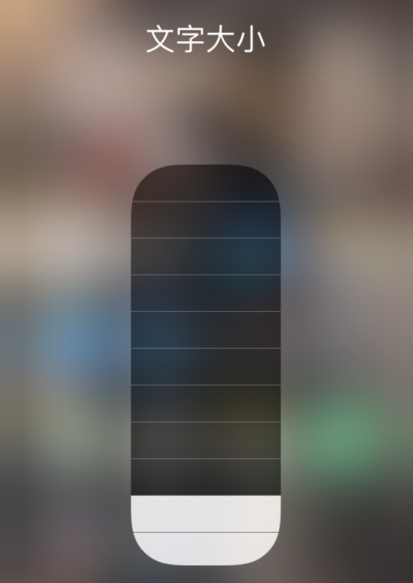 西区苹果手机维修分享小技巧：在 iPhone 控制中心快速调节字体大小 